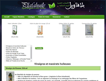 Tablet Screenshot of plafahuile.com